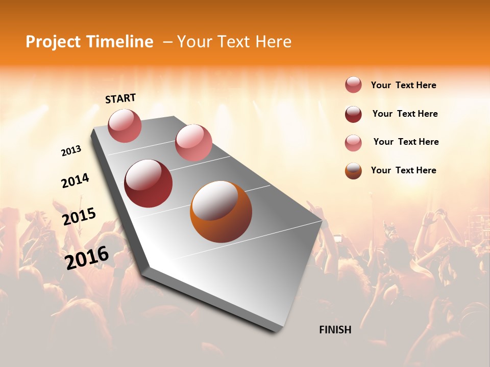 Party Stage Vocal PowerPoint Template