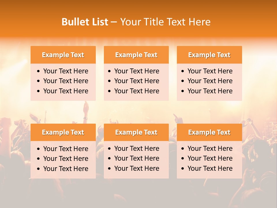 Party Stage Vocal PowerPoint Template