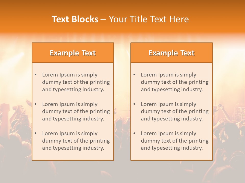 Party Stage Vocal PowerPoint Template