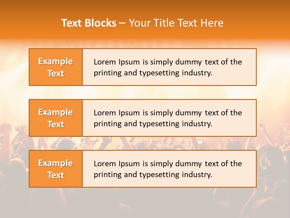 Party Stage Vocal PowerPoint Template