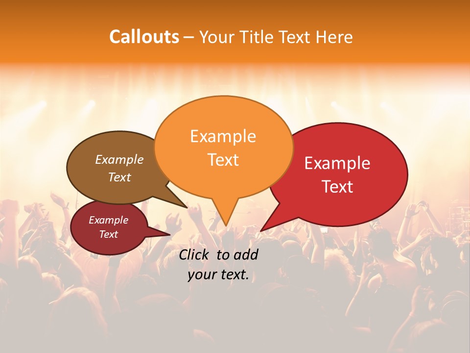 Party Stage Vocal PowerPoint Template