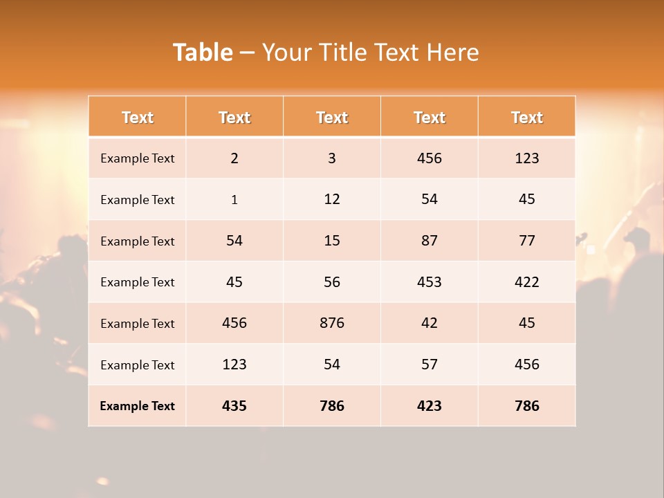 Leuchtend Menschenmenge Feier PowerPoint Template