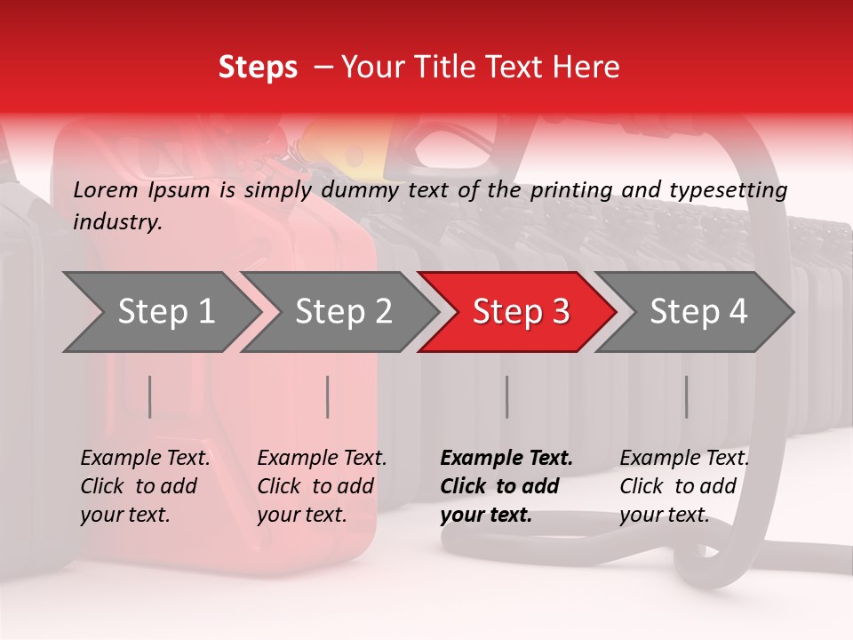 Fossil Steel Canister PowerPoint Template