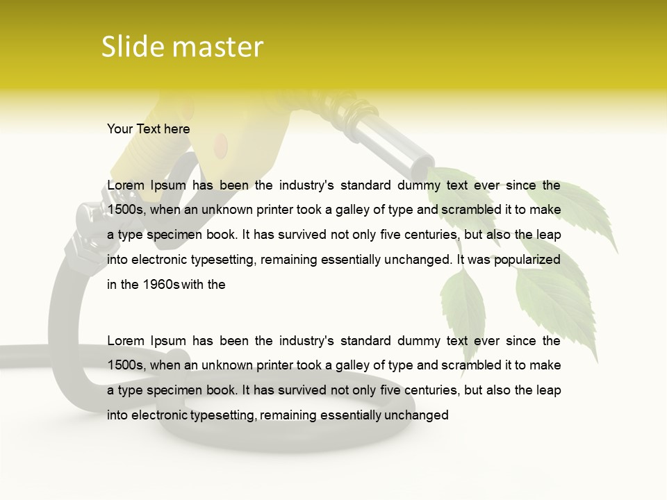 Individuality Image Pollution PowerPoint Template