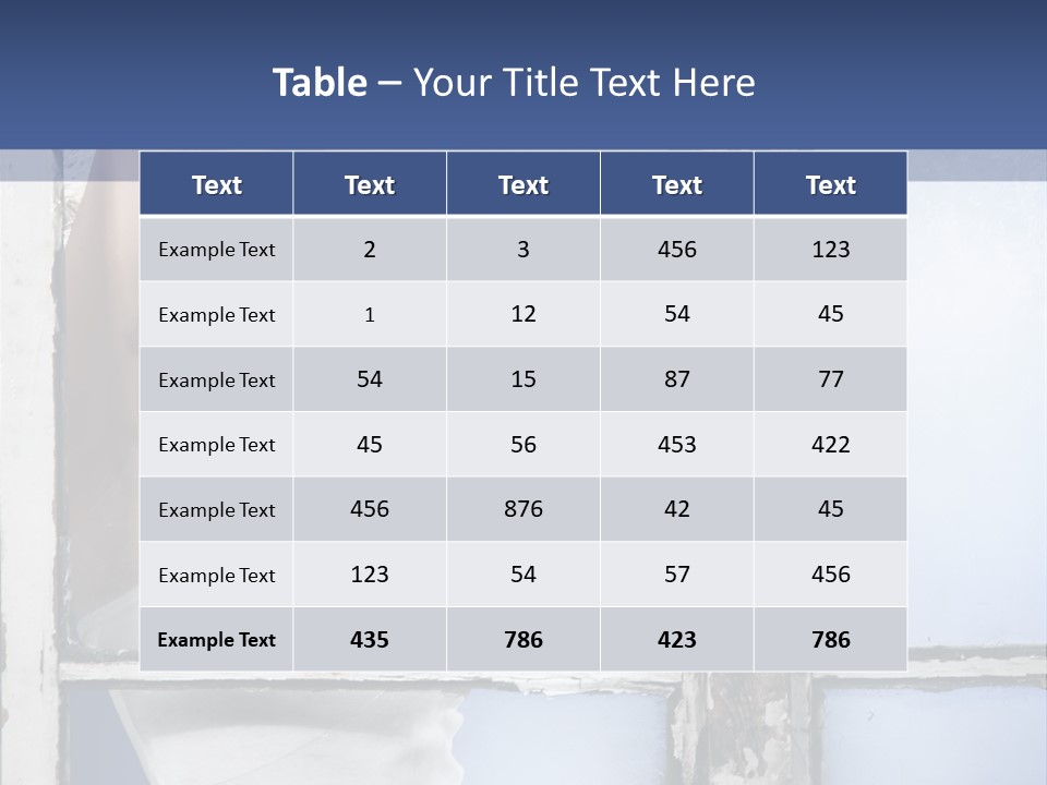 Lady Blue People PowerPoint Template