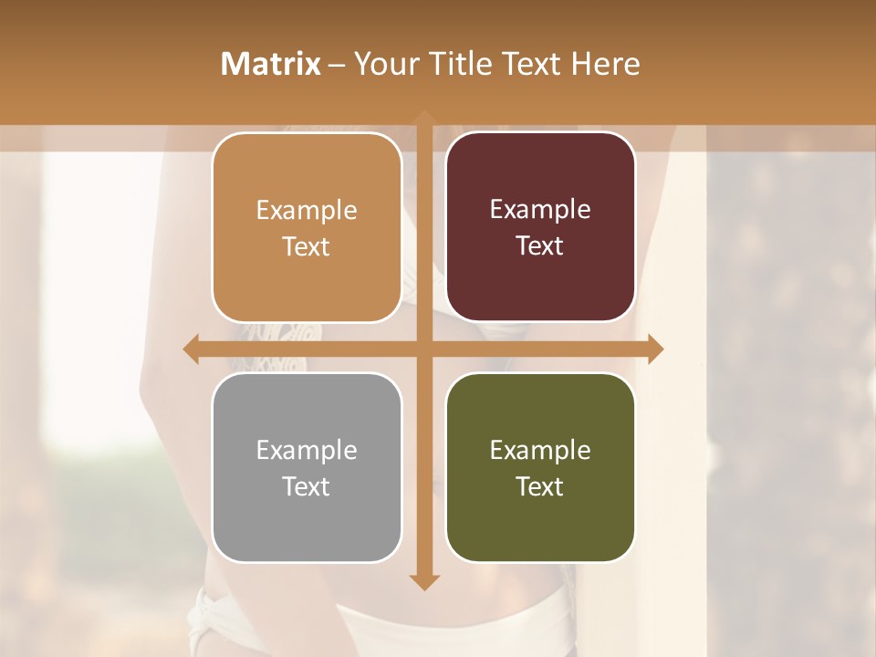 Floor Dark Lingerie PowerPoint Template