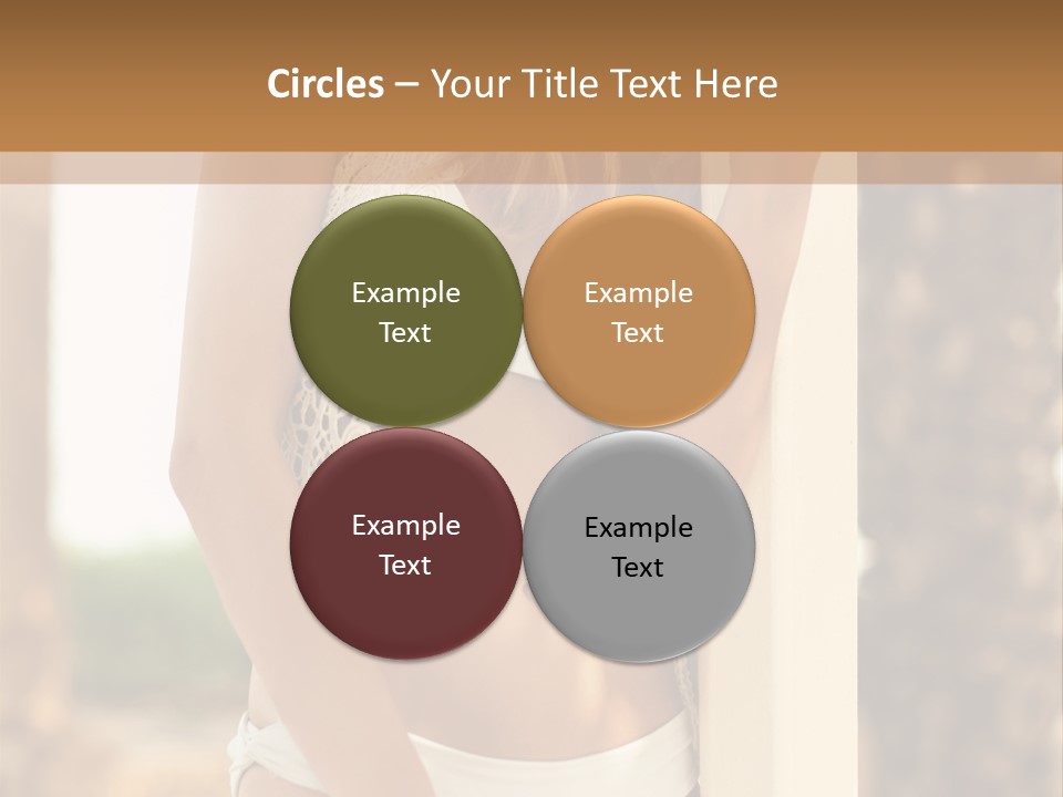 Floor Dark Lingerie PowerPoint Template