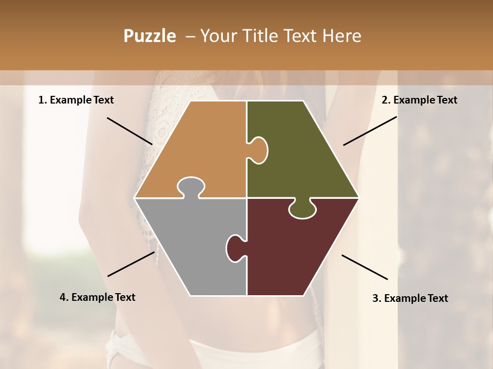 Floor Dark Lingerie PowerPoint Template