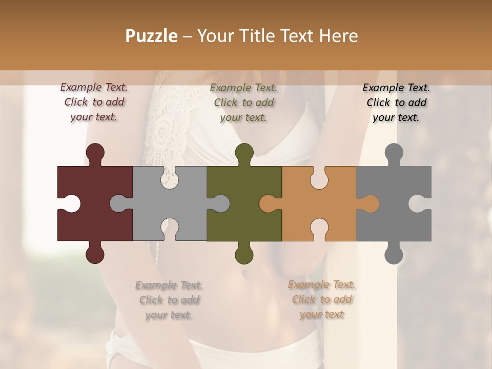 Floor Dark Lingerie PowerPoint Template