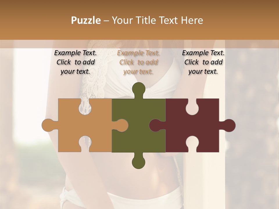 Floor Dark Lingerie PowerPoint Template