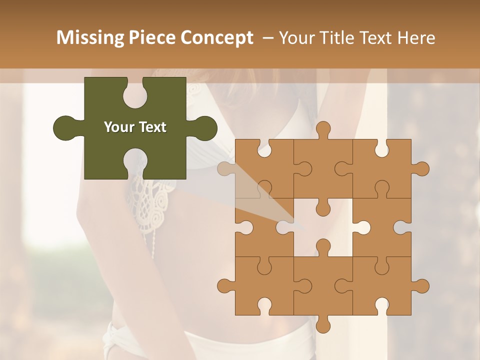 Floor Dark Lingerie PowerPoint Template