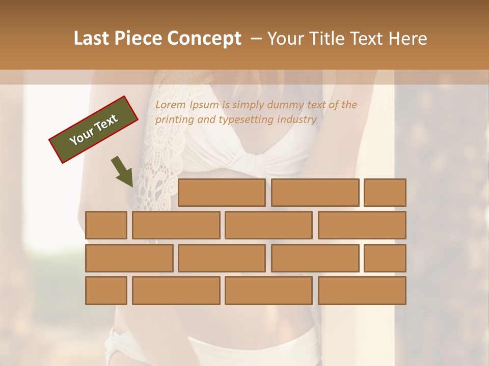 Floor Dark Lingerie PowerPoint Template