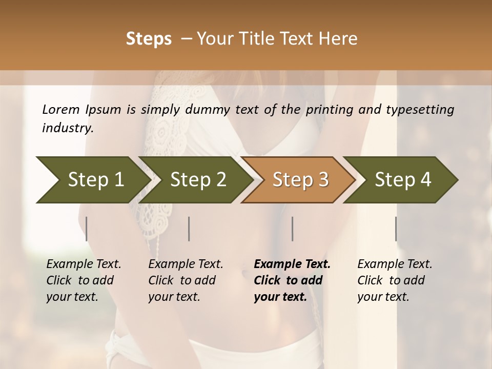 Floor Dark Lingerie PowerPoint Template
