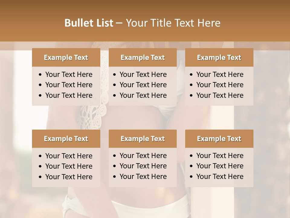 Floor Dark Lingerie PowerPoint Template