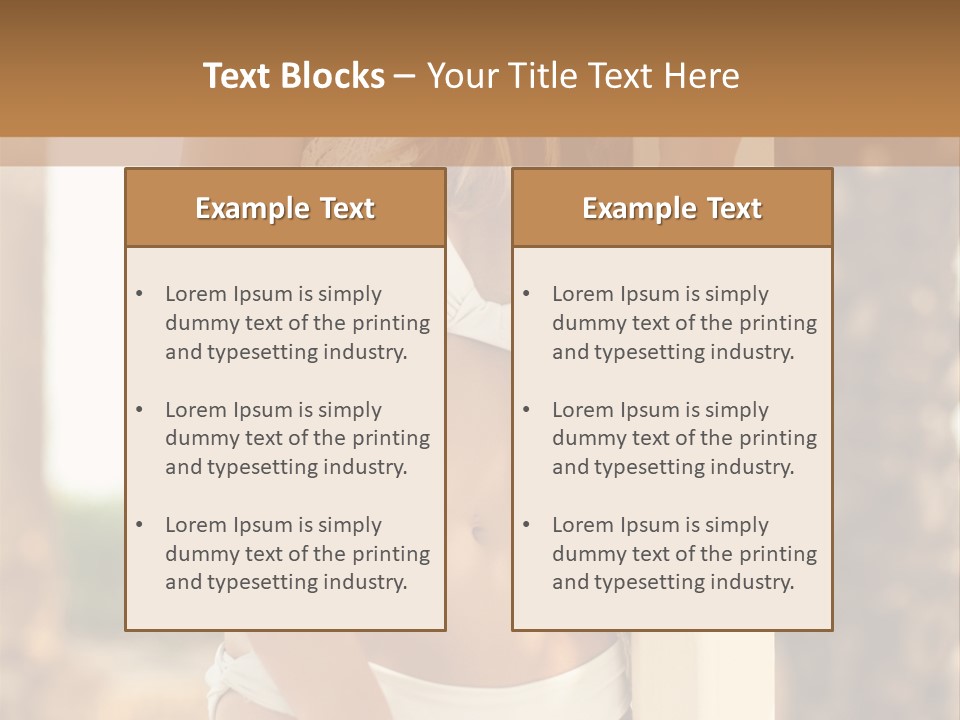 Floor Dark Lingerie PowerPoint Template