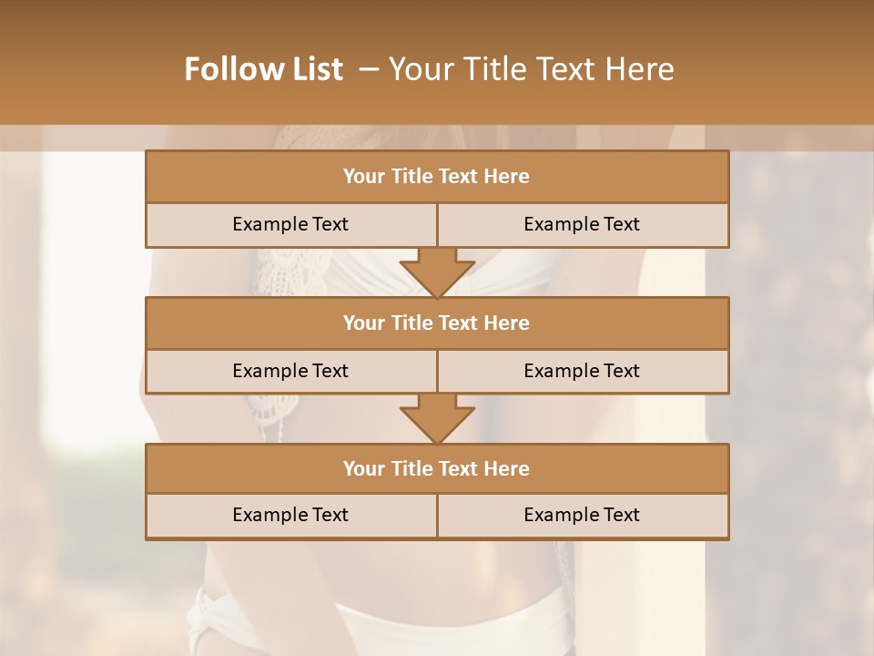 Floor Dark Lingerie PowerPoint Template