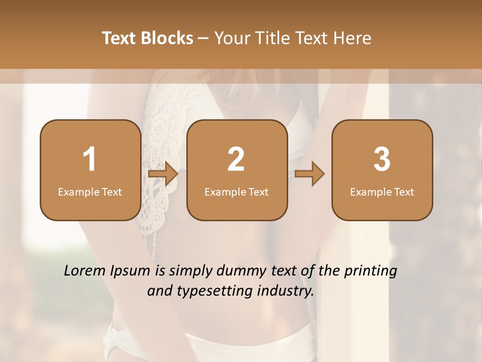 Floor Dark Lingerie PowerPoint Template