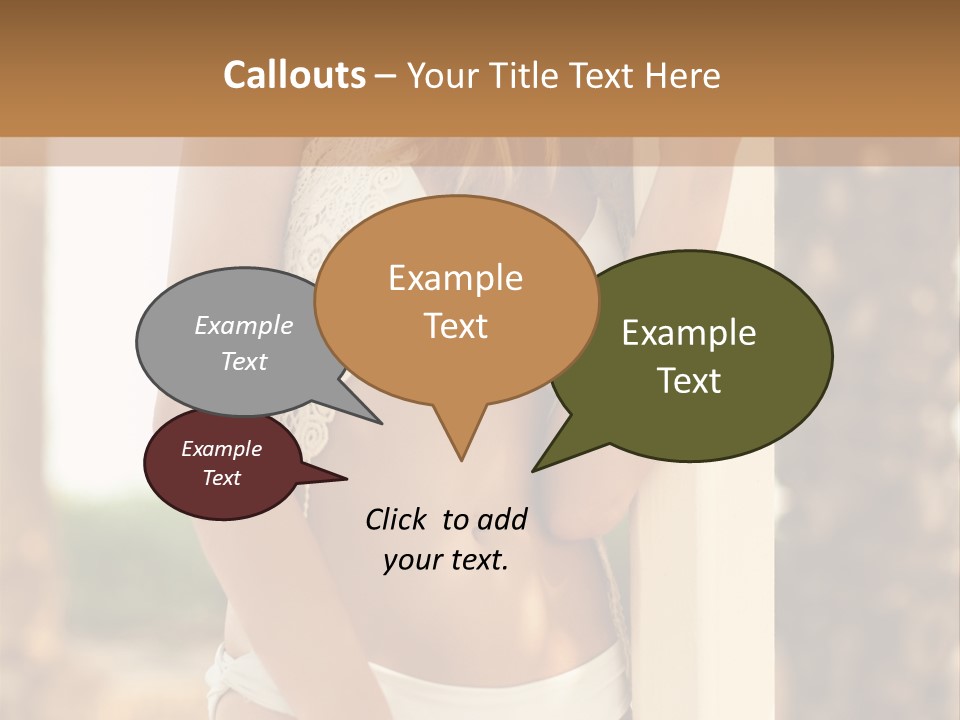 Floor Dark Lingerie PowerPoint Template