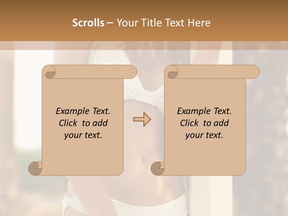 Floor Dark Lingerie PowerPoint Template