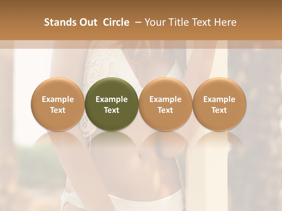 Floor Dark Lingerie PowerPoint Template