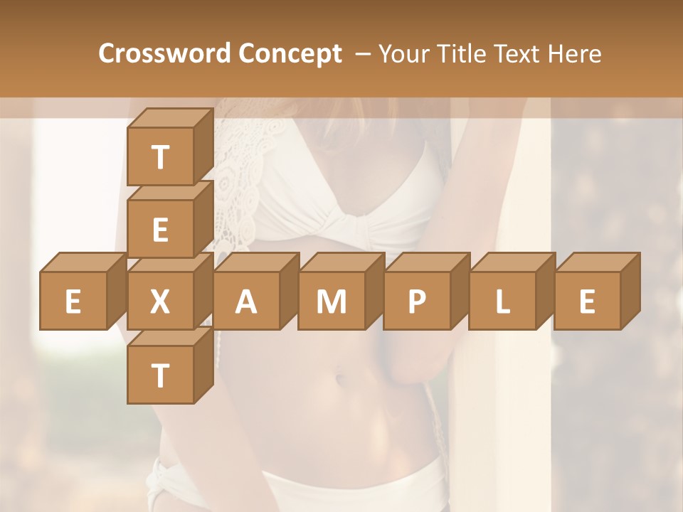 Floor Dark Lingerie PowerPoint Template