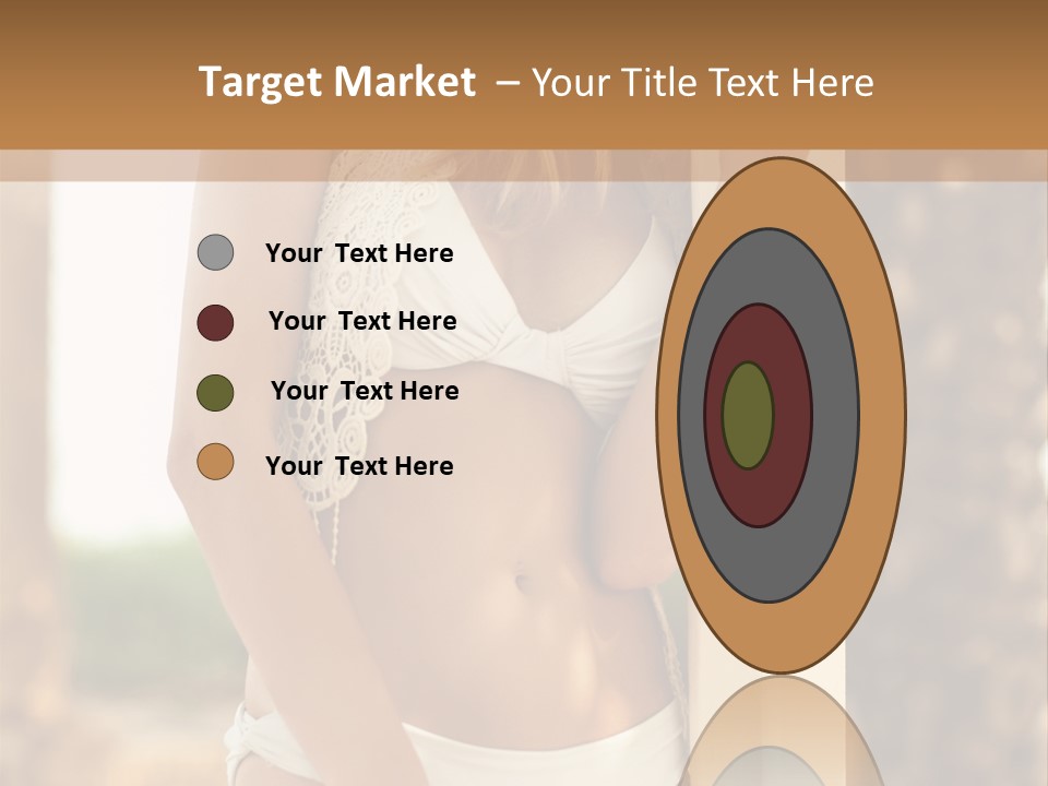 Floor Dark Lingerie PowerPoint Template