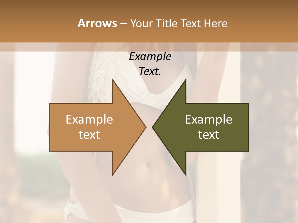 Floor Dark Lingerie PowerPoint Template