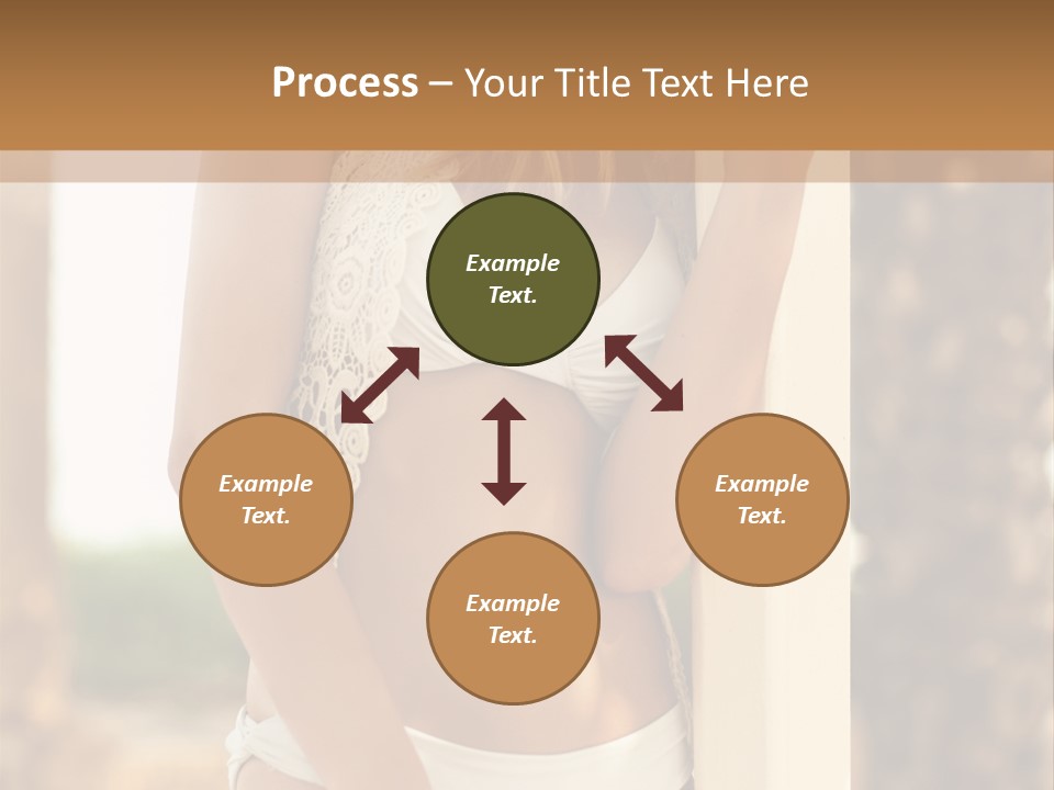 Floor Dark Lingerie PowerPoint Template
