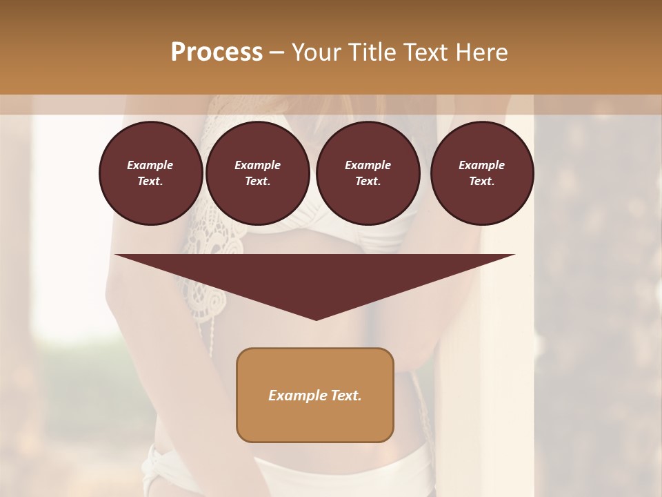Floor Dark Lingerie PowerPoint Template