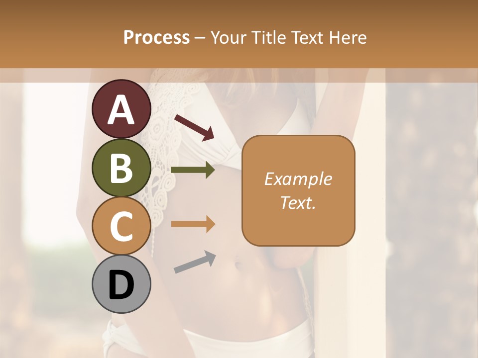 Floor Dark Lingerie PowerPoint Template