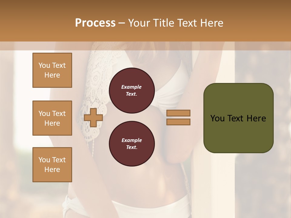 Floor Dark Lingerie PowerPoint Template