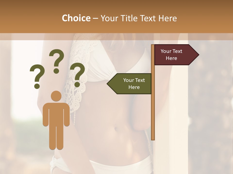 Floor Dark Lingerie PowerPoint Template