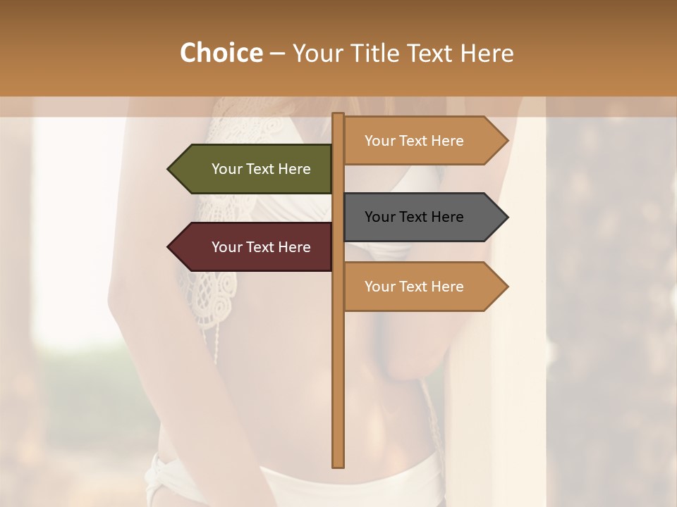 Floor Dark Lingerie PowerPoint Template