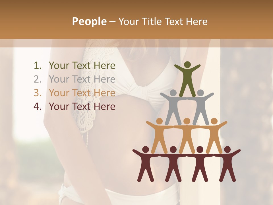 Floor Dark Lingerie PowerPoint Template