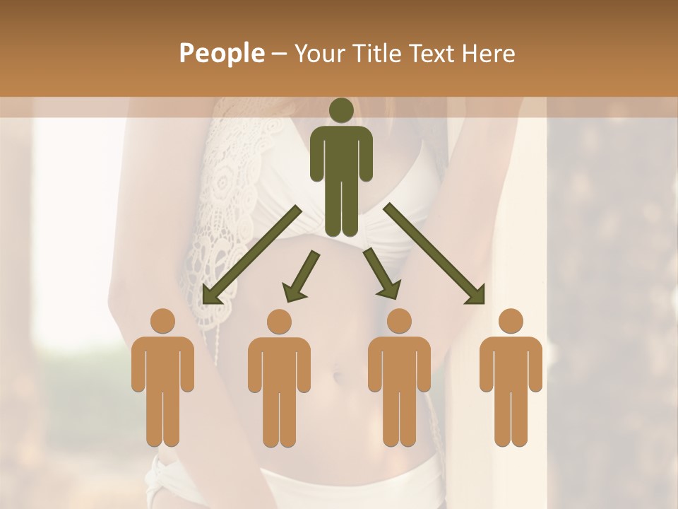 Floor Dark Lingerie PowerPoint Template