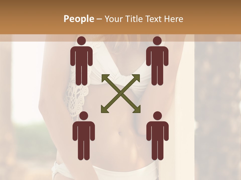 Floor Dark Lingerie PowerPoint Template