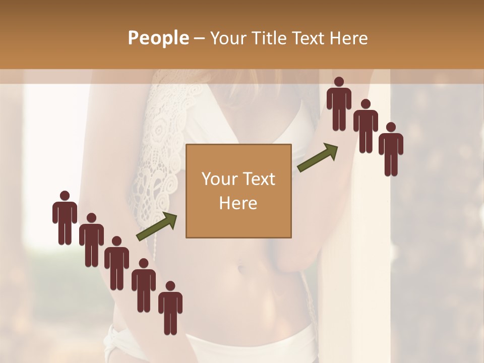 Floor Dark Lingerie PowerPoint Template