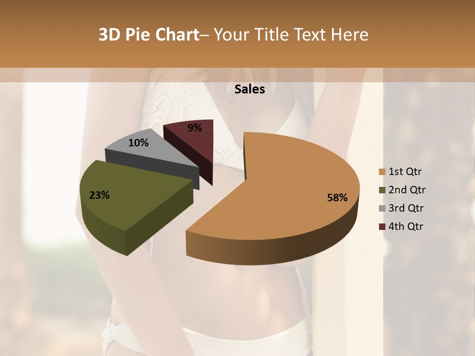 Floor Dark Lingerie PowerPoint Template