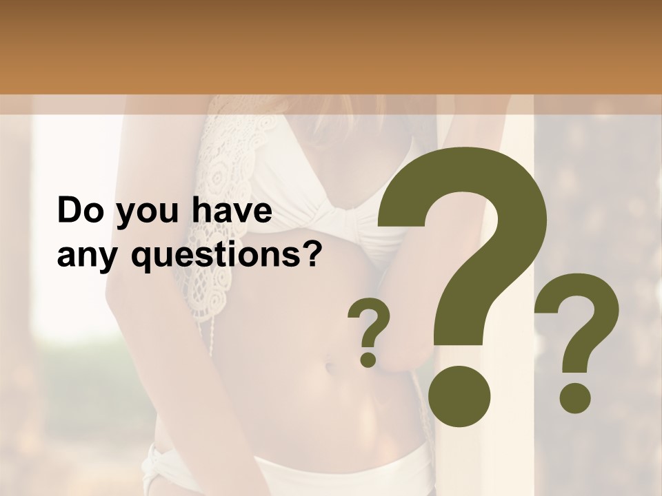 Floor Dark Lingerie PowerPoint Template