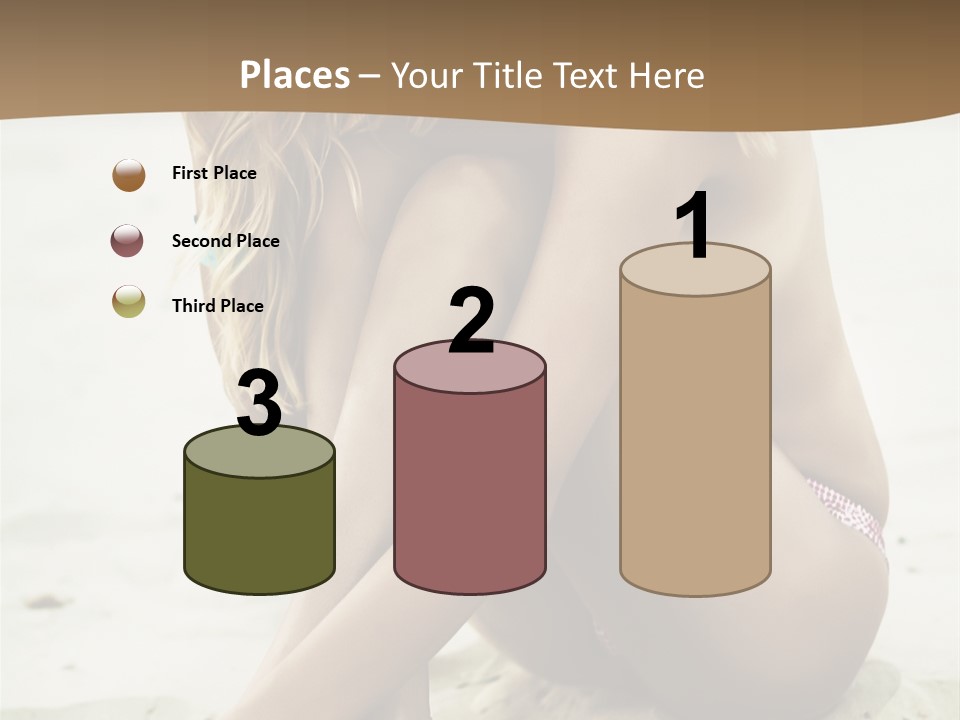 Female Sexy Model PowerPoint Template