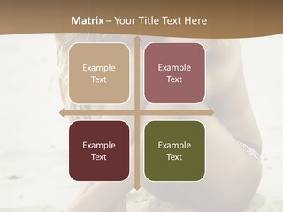 Female Sexy Model PowerPoint Template