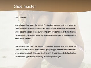 Female Sexy Model PowerPoint Template