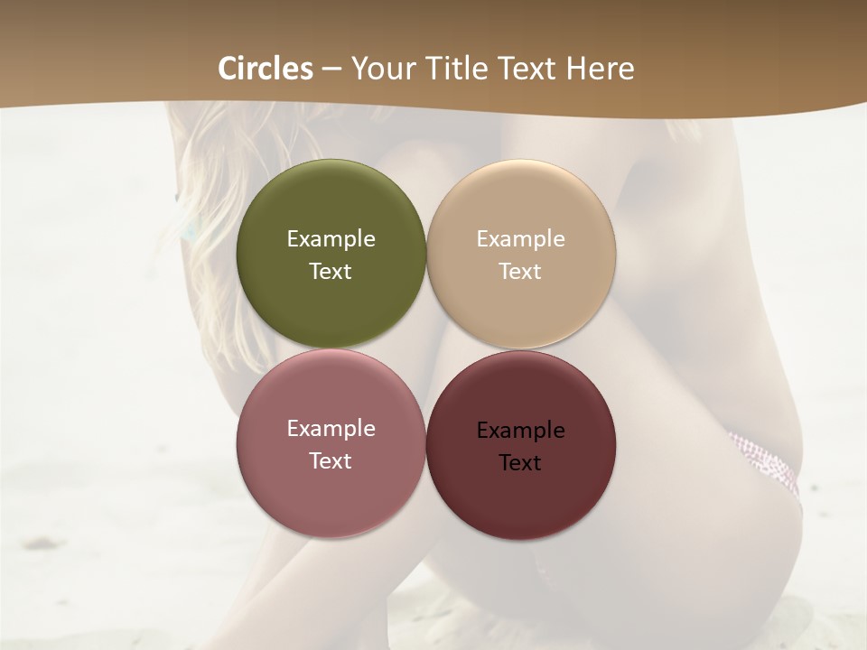 Female Sexy Model PowerPoint Template