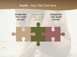 Female Sexy Model PowerPoint Template