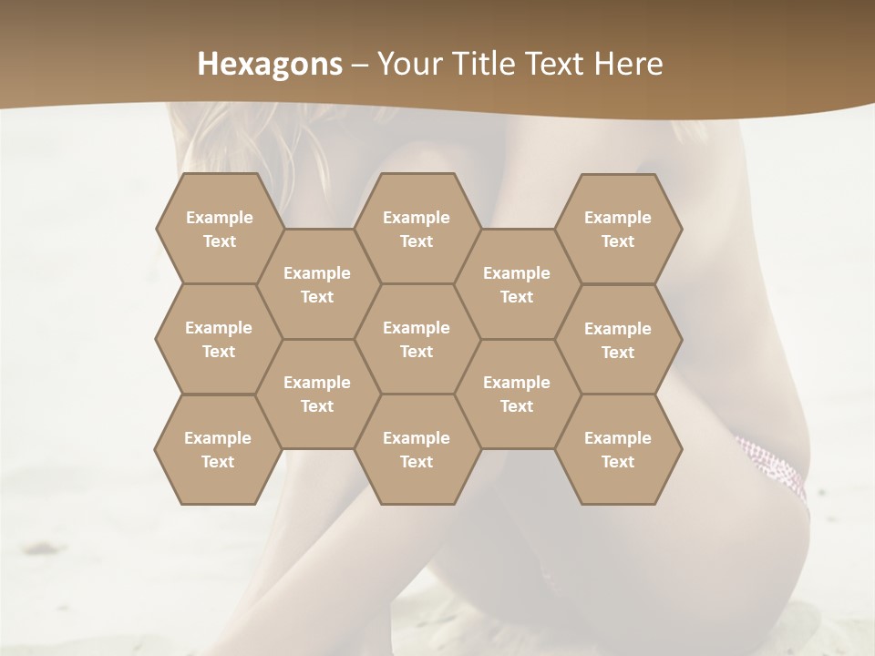 Female Sexy Model PowerPoint Template