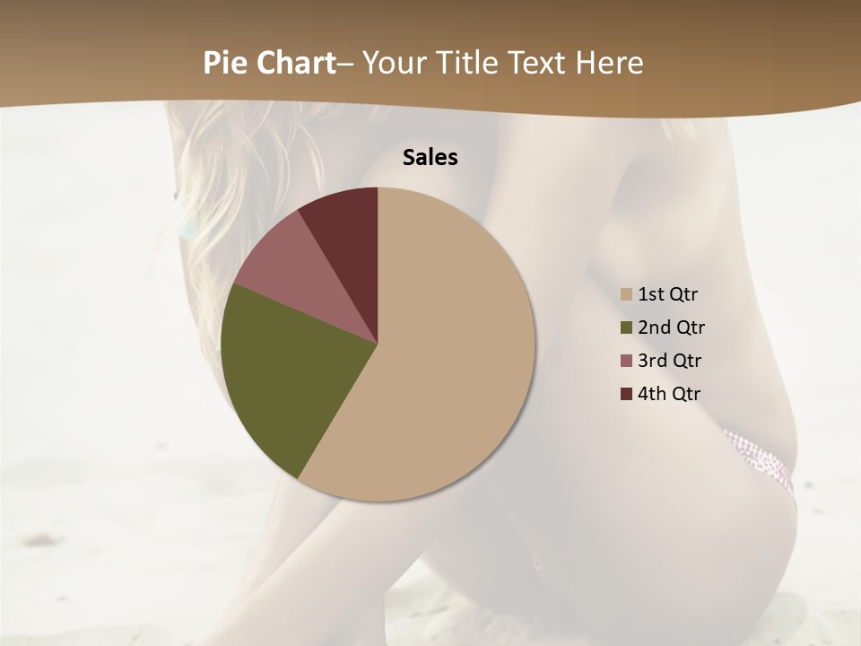 Female Sexy Model PowerPoint Template
