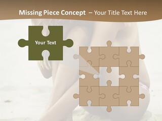 Female Sexy Model PowerPoint Template