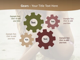 Female Sexy Model PowerPoint Template