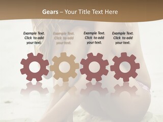 Female Sexy Model PowerPoint Template