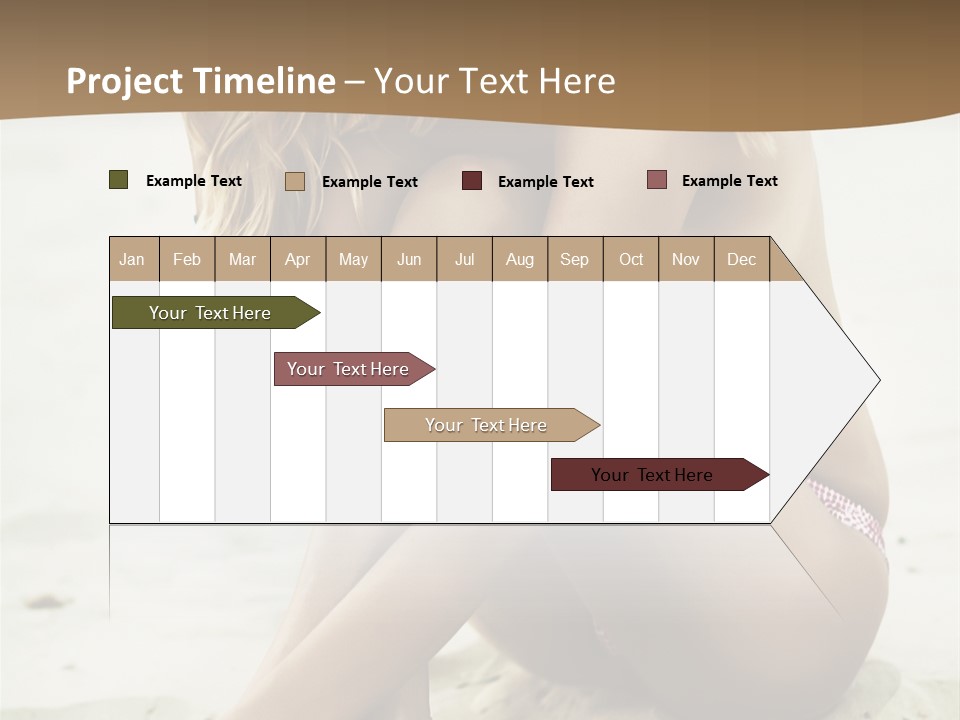 Female Sexy Model PowerPoint Template